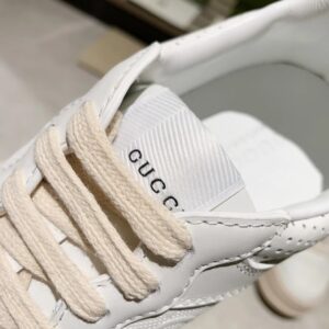 gucci casual sneakers white pink