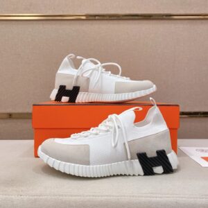 hermes lift slip ons sneakers white