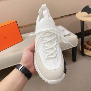 hermes lift slip ons sneakers white