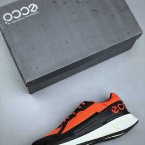 ecco lightweight sneakers orange
