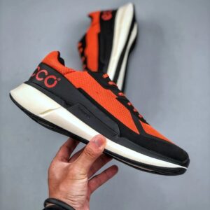 ecco lightweight sneakers orange