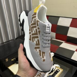 fendi new driving sneakers grey
