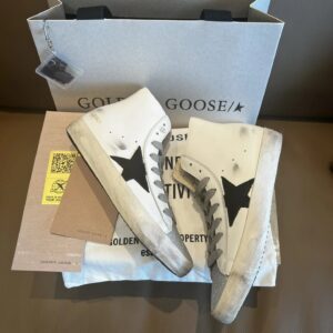 golden goose francy high top sneakers black