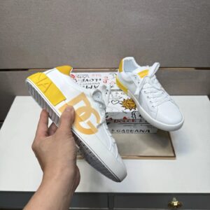 dolce & gabbana sneakers white yellow