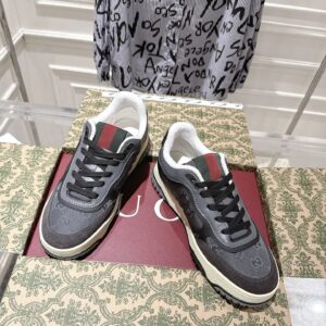 gucci re web sneakers black