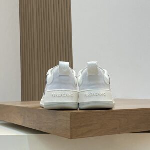 ferragamo premium shoes white