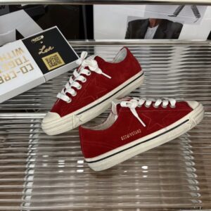 golden goose vstar2 sneakers red