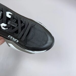 fendi flow men's fashion sneakers black