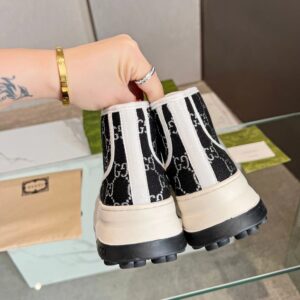 gucci platform sneakers black