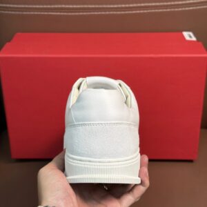 ferragamo premium cowhide sneake white