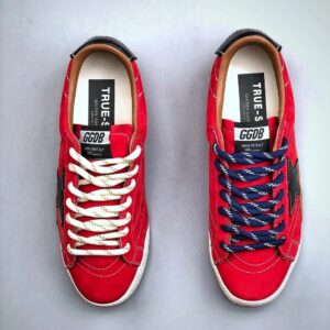 golden goose true star sneakers red