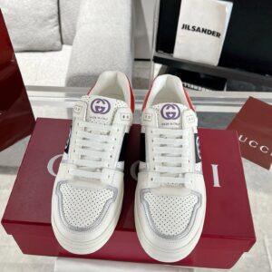 gucci sneakers white red