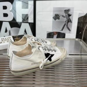 golden goose vstar2 sneakers canvas black