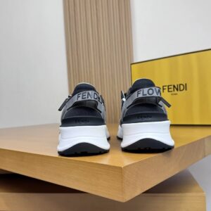 fendi flow men's fashion sneakers black