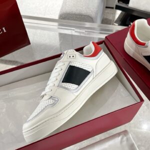 gucci sneakers white red