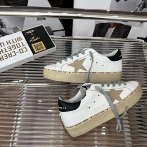 golden goose hi star sneakers black beige