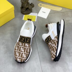 fendi new driving shoes white
