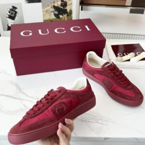 gucci 3d gg trainers red