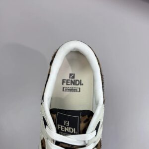 fendi suede sneakers leopard