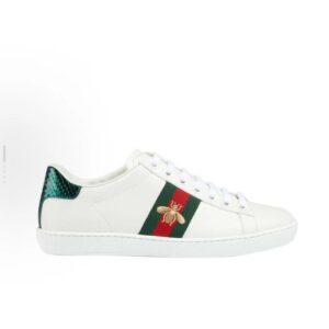 gucci ace embroidered low top sneakers bee embroidery
