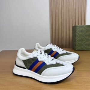 gucci ​re motion premium sneakers white green