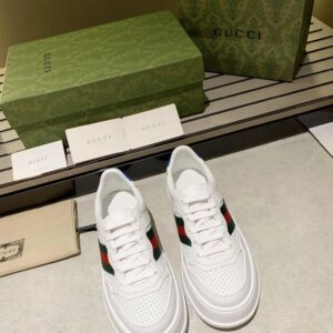 gucci casual sneakers white blue