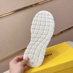 fendi new sneakers leather black