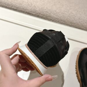 hermes jet suede sneakers black