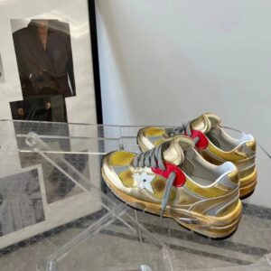 golden goose ball star sneakers gold