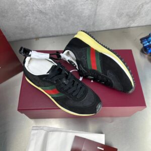 gucci re motion sneakers black