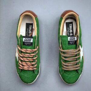 golden goose true star sneakers green