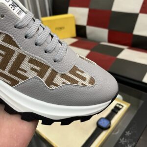 fendi new driving sneakers grey