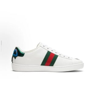 gucci ace embroidered low top sneakers peony embroidery