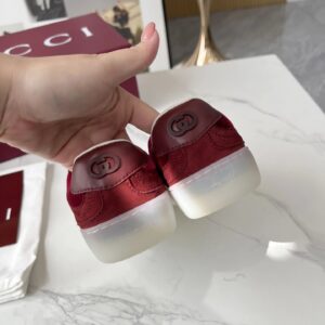gucci 3d gg trainers red