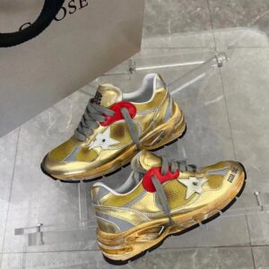 golden goose ball star sneakers gold