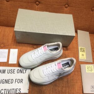 golden goose running sneakers white