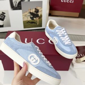 gucci 3d gg trainers blue