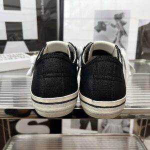 golden goose vstar2 sneakers black
