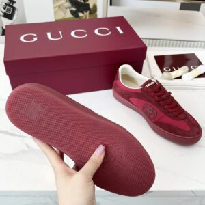 gucci 3d gg trainers red