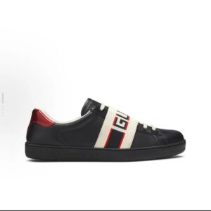 gucci ace embroidered low top sneakers black