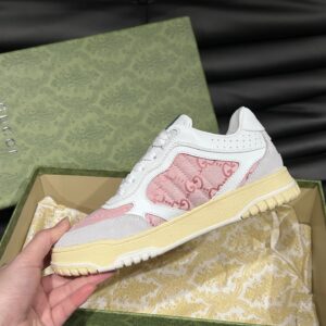 gucci re web sneakers pink