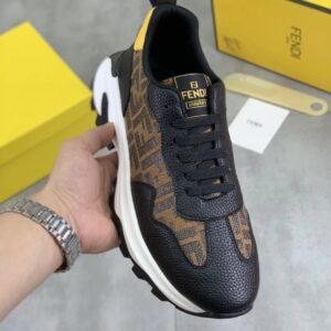 fendi new driving shoes black