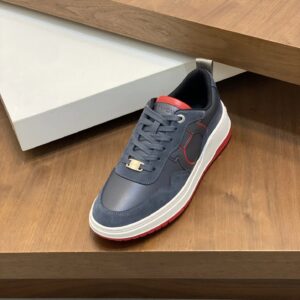 ferragamo premium shoes navy