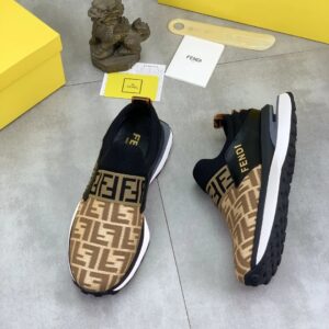 fendi new driving shoes black