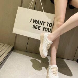 gucci casual sneakers white pink