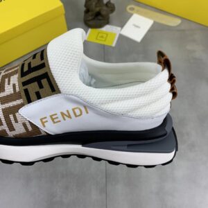 fendi new driving shoes white