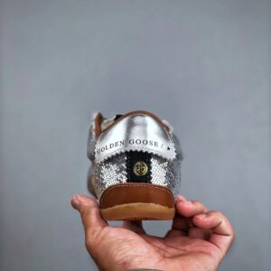 golden goose true star sneakers silver