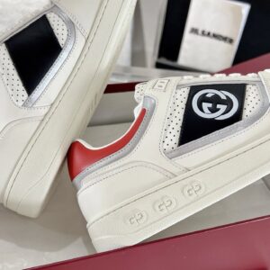 gucci sneakers white red
