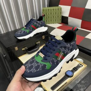 gucci signature sneakers blue