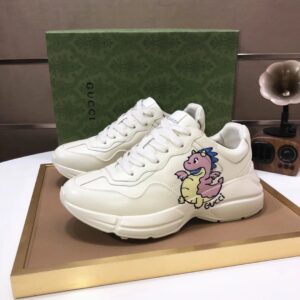 gucci rhyton clunky sneakers white dragon
